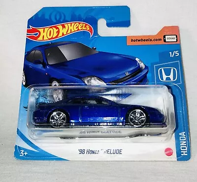 Buy Hot Wheels ‘98 Honda Prelude Blue Black JDM Car New Short Cars Good Detail • 6.75£