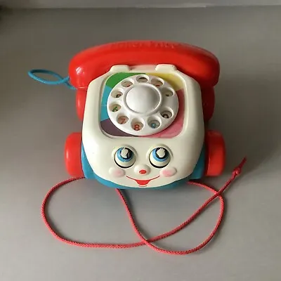Buy Fisher Price Telephone Classic Pull Along Rare Vintage 1993 Toddler Toy • 5.95£
