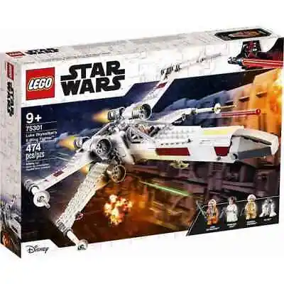 Buy LEGO Star Wars Luke Skywalker’s X-Wing Fighter 75301 Building Kit (474 Pieces) • 96.42£