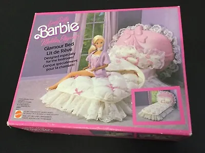 Buy 1987 Living Pretty Barbie & Ken Furniture Elegance Glamour - Bed Set# NIB EB • 102.22£