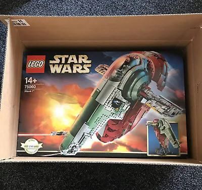 Buy Lego Star Wars UCS SLAVE1 75060 -New- RETIRED SET - Mandolorian - Boba Fett Ship • 589£