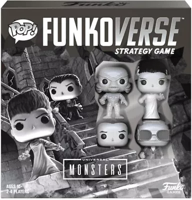 Buy Funko Games Funkoverse Universal Monsters 4 Figure Pack Strategy Board Game • 16.99£