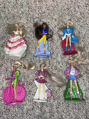 Buy Vintage Barbie Mattel McDonalds Toy Figure Bundle X 6 Different 1990’s • 9.99£