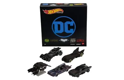 Buy Hot Wheels Collectors Premium Batman 5 Model Set, Real Riders • 28£