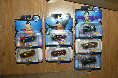Buy Hot Wheels 2020 DC Character Cars Multi Listing Wonder Woman Superman Etc  • 8£