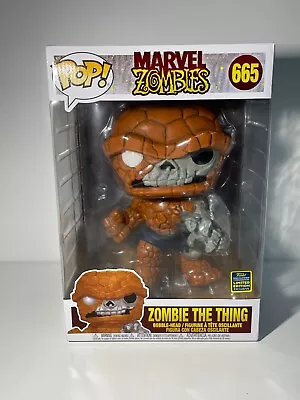 Buy Funko Pop! Marvel Fantastic Four 4 Zombie The Thing 10  Inch #665 • 20.99£