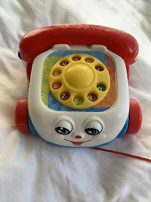Buy Vintage Fisher Price Vintage Pull-Along Chatter Telephone Toy • 4.50£