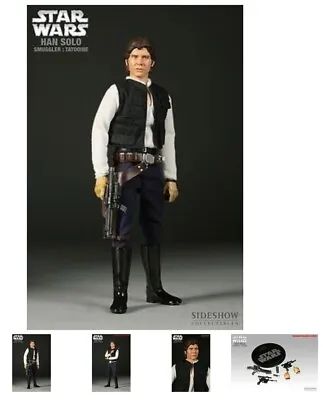 Buy Star Wars Sideshow 21701 Han Solo Smuggler Tatooine EXCLUSIVE Brand New Sealed • 145£