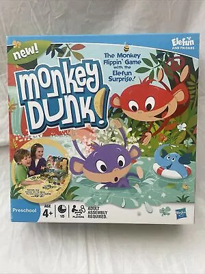 Buy Kids Monkey Dunk Game  HASBRO - Elefun And Friends - 2011 - Family Fun - Ages 4+ • 3.50£