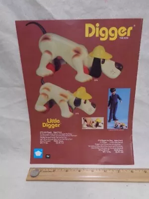 Buy 1979 Digger The DOG Full Page Ad From HASBRO Catalog W/ Potato Head Vintage OLD • 17.29£