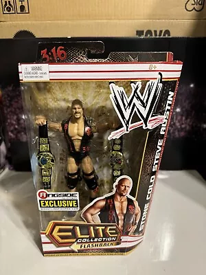 Buy WWE Elite Ringside Exclusive Stone Cold Steve Austin WWF Wrestling Figure Belts • 50£