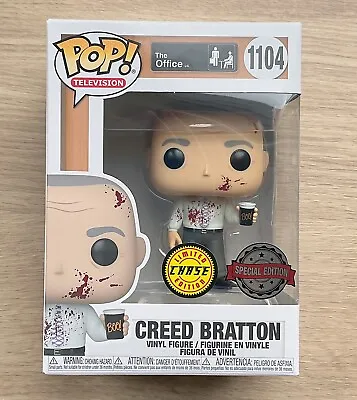 Buy Funko Pop The Office Creed Bratton Bloody CHASE #1104 + Free Protector • 64.99£