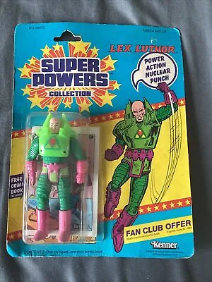 Buy Vintage Super Powers Collection Lex Luthor Action Figure Kenner Carded 1984 • 169£
