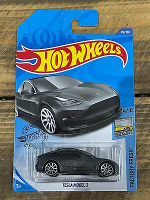 Buy Hot Wheels Tesla Model 3 Grey [Combine P&P] • 13.75£