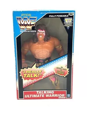 Buy WWF Talking Ultimate Warrior 11.5   Hasbro Vintage GIG Figure NEW SEALED#OS • 427.38£