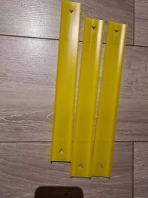 Buy 3 X Hot Wheels Straight Track Lot Of 3 Yellow Makeshift Connector Tracks • 2.99£