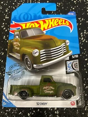 Buy GM 52 CHEVY GREEN MIGHTY MAX LONG CARD Hot Wheels 1:64 **COMBINE POSTAGE** • 3.95£