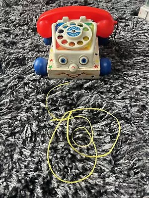 Buy Vintage Fisher-Price Pull Along Telephone • 2.50£