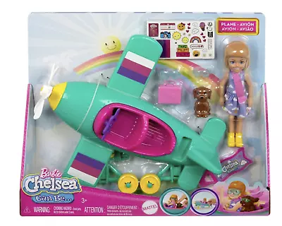 Buy Barbie Chelsea Can Be… Plane Doll & Playset, 2-Seater Aircraft Toy New With Box • 18.44£
