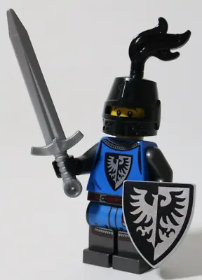 Buy LEGO 10305 Black Falcon Knight Minifigure Lions Castle Medieval - Genuine • 11.99£
