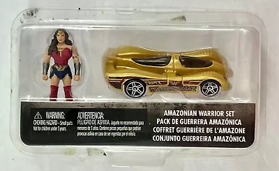 Buy Dc Comics Hot Wheels Justice League Wonder Woman Amazonian Warrior Figure Set • 7.53£