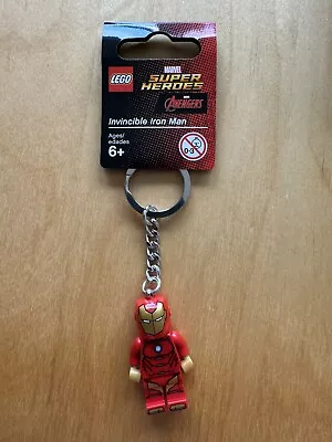 Buy Lego Marvel Super Heroes Keyring / Keychain 853706 Invincible Iron Man, New • 10£