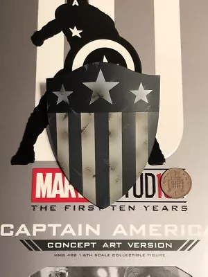 Buy Hot Toys Captain America Concept Art MMS488 Old Shape Shield Loose 1/6th Scale • 34.99£
