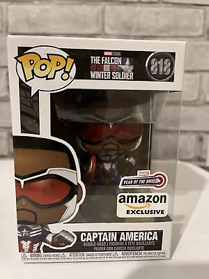 Buy Funko Pop! Marvel Captain America #818 Falcon And Winter Soldier Amazon Sticker • 24£