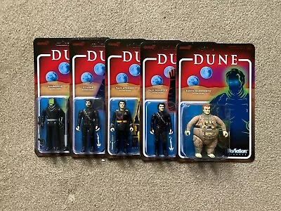 Buy Dune 1984 Super7 ReAction Figures Complete Retro Action Figures Set Of 5 - NEW • 40£