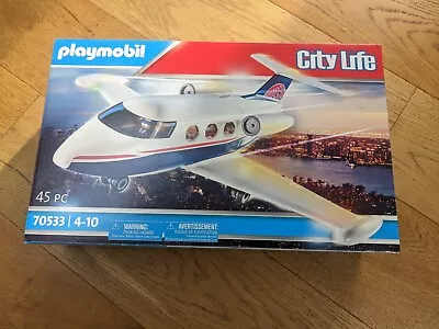 Buy Playmobil City Life 70533 City Life Private Jet Plane 45pc - New - BOX OPENED • 20£