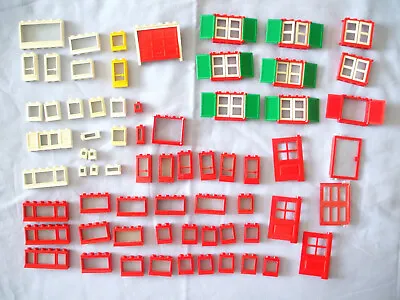 Buy LEGO 1970s 1980s VINTAGE JOBLOT BUNDLE PARTS: WINDOWS AND DOORS • 22£