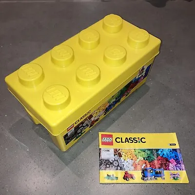 Buy 2012 Yellow LEGO Classic 8 Stud Large Big Brick Style Box Only Storage 10696 • 12.99£