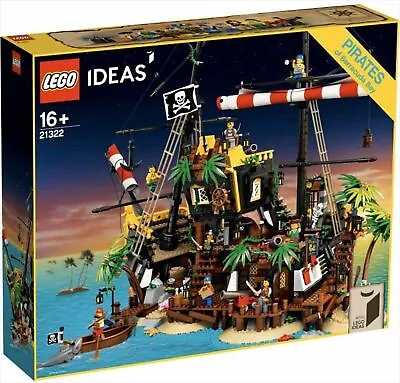 Buy LEGO Limited Edition Barracuda Bay Pirate Island (21322) NEW - 2545 Pieces • 395.77£