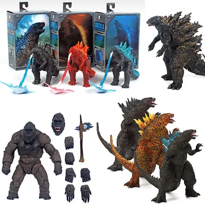 Buy Godzilla Vs Kong Action Figure Toys NECA SHM Movie Ver Godzilla Collection Model • 28.43£