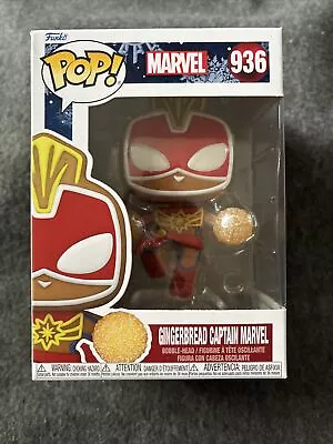 Buy Funko Pop Marvel #936 Gingerbread Captain Marvel • 9.95£