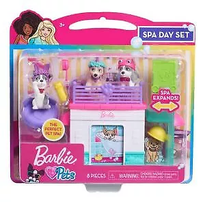 Buy Barbie Pet Spa Day Playset • 15£