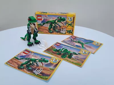 Buy LEGO: 3 In 1 Creator Mighty Dinosaurs (31058) 100% Complete  • 4£