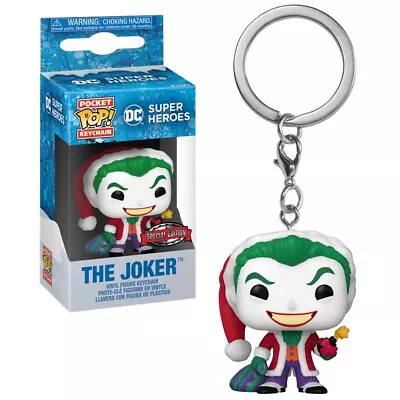 Buy Funko POP! Keychain The Joker Holiday DC Comics Vinyl Keyring New • 8.95£