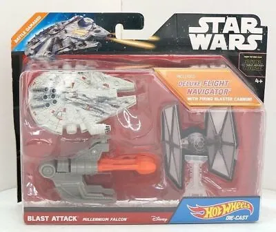 Buy Star Wars BLAST ATTACK MILLENNIUM FALCON The Cast Hot Wheels Mattel Mattel • 8.23£