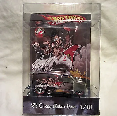 Buy Hot Wheels CUSTOM '85 CHEVY ASTRO Happy Holidays From Ghostbusters RR LTD 1/10 • 75£