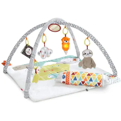 Buy Fisher-Price Perfect 5 Sense Deluxe Gym Baby Toddlers Gym Plush Play Mat Age 0 + • 44.99£