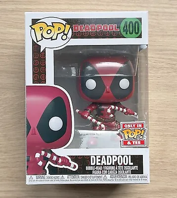 Buy Funko Pop Marvel Deadpool Candy Canes #400 + Free Protector • 24.99£