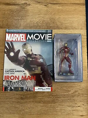 Buy Eaglemoss Marvel Movie Collection #31 Iron Man Mark 46 Figurine Figure • 14.99£