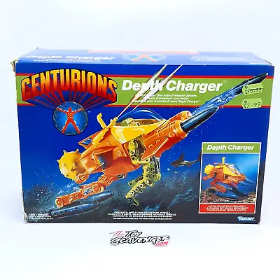 Buy CENTURIONS DEPTH CHARGER Complete Action Figure Vehicle BOXED Vintage 80s Kenner • 324.99£