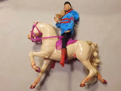 Buy Super Sweet Barbie Horse With Barbie As Rider, Horse Tail For Adjustment • 15.43£