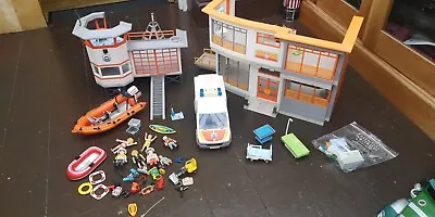 Buy Playmobil Hospital Ambulance Coastguard Station Boat Figures & Bits • 25£
