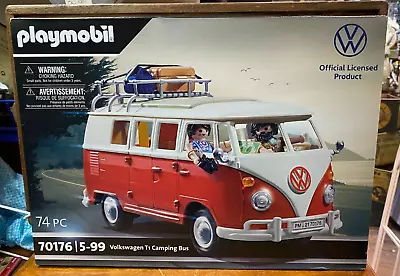 Buy Lovely Playmobil Volkswagen T1 Camping Bus No 70176 SU259 • 35£