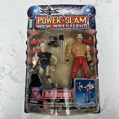 Buy Buff Bagwell Power Slam WCW Wrestlers Toybiz Marvel Unopened Ric Flair WWE WWF • 40£