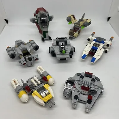 Buy Lego Star Wars Microfighters X7 - Millennium Falcon, Razor Crest, Y-Wing, U-Wing • 21.99£