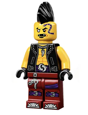 Buy [NEW] LEGO Ninjago Eyezor Punk Street Fighter Snake Shirt Split From Set  • 4.99£
